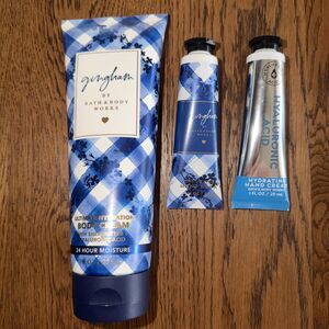 Bath & Body Works Gingham Ultimate Hydration Body Cream & Hand Cream